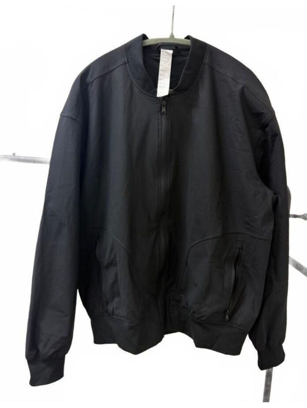 Fanatics Men's Black Full Zip Lightweight Bomber Jacket Size Large